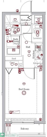ブレシア日本橋蛎殻町の物件間取画像